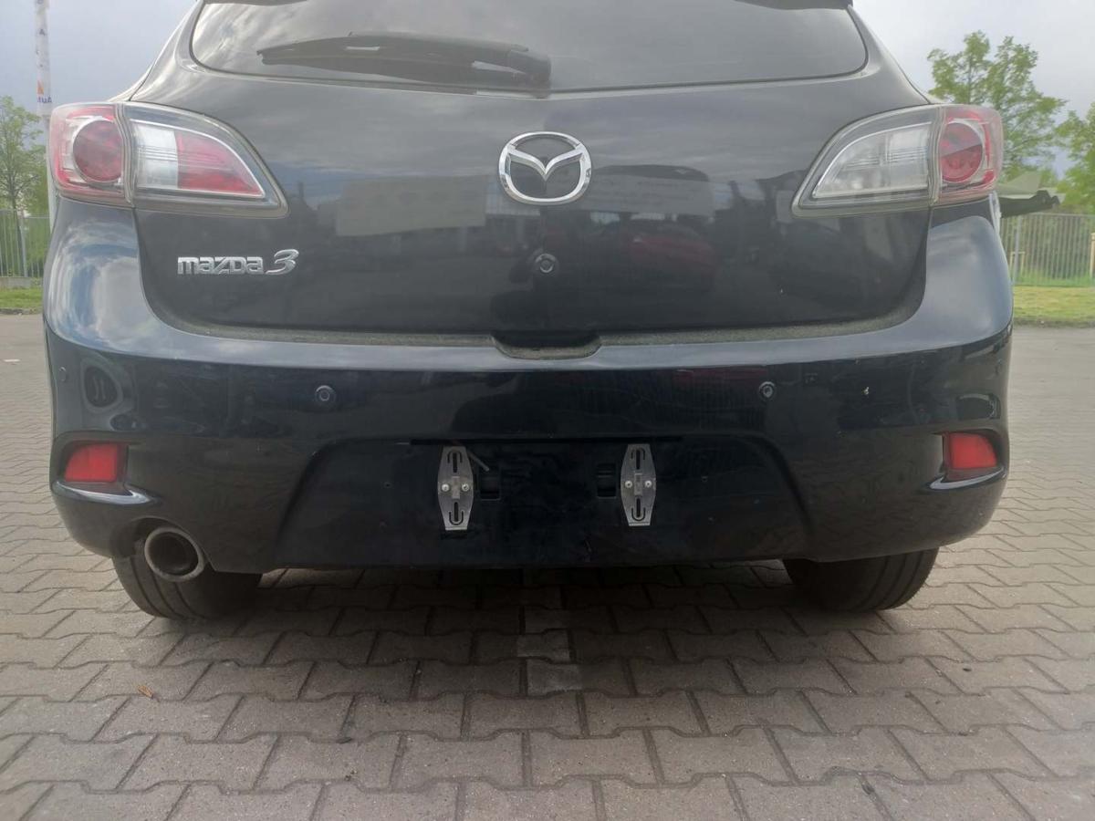 Mazda 3 BL original Sto&szlig;stange Stossf&auml;nger hinten 16W Schwarzmetallic Facelift Flie&szlig;heck Bj.2012